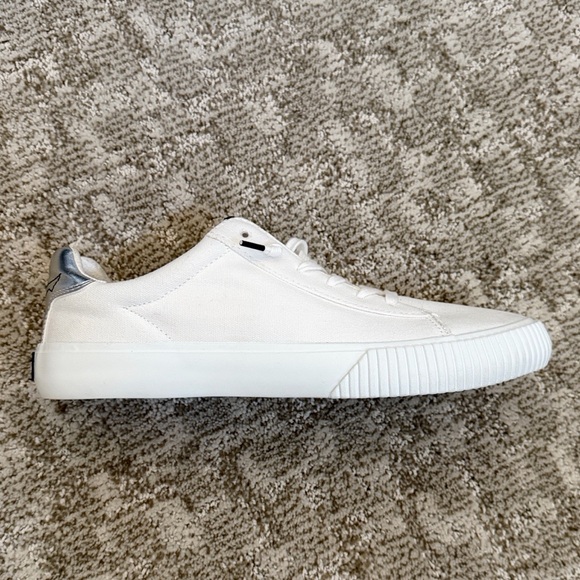 Sperry Seabed LTT Women’s White/Silver Canvas Slip-On Sneaker—9 1/2 - Picture 7 of 9